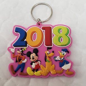 Disney Mickey Mouse and Friends 2018 Keychain
